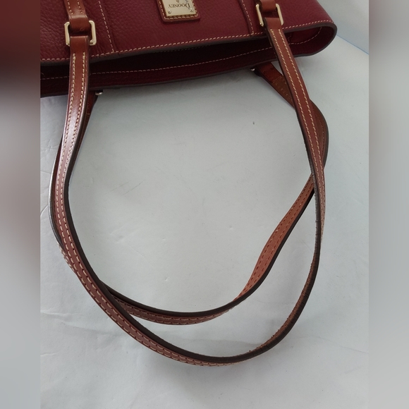 Dooney & Bourke Lexington Bordeaux Pebble Leather Purse - Picture 11 of 16